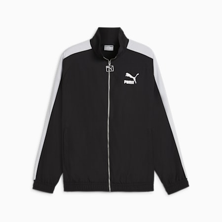 T7 Oversized Track Jacket Unisex, PUMA Black, small-DFA