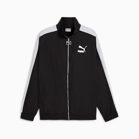 T7 Oversized Track Jacket Unisex, PUMA Black, small-SEA