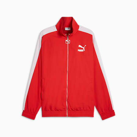 Chaqueta de chándal extragrande T7 unisex, For All Time Red, small