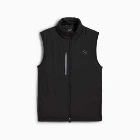 Hielands Men's Golf Vest, PUMA Black, small-AUS