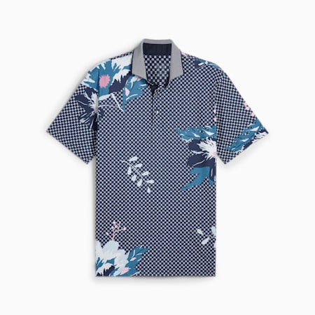 MATTR Terrance golfpolo voor heren, Deep Navy, small