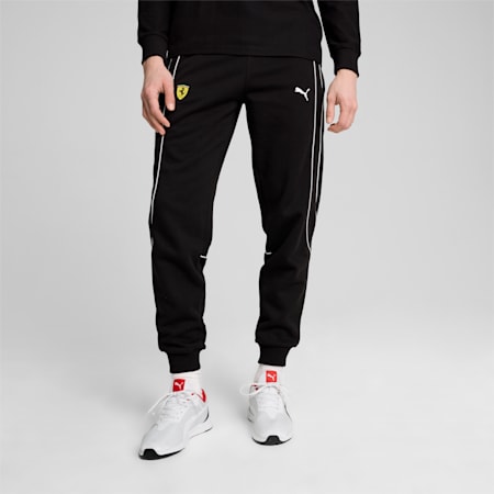 Pantalon de sport automobile Scuderia Ferrari Homme, PUMA Black, small