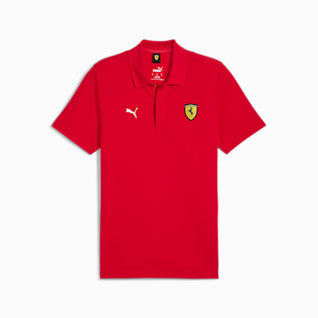 Polo grafica Scuderia Ferrari da uomo, Rosso Corsa, small