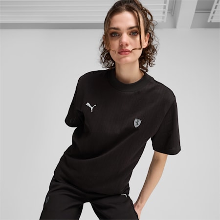 Scuderia Ferrari Style Tee Women, PUMA Black, small