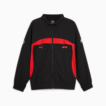 F1® Statement Men's Motorsport Track Jacket, PUMA Black, small