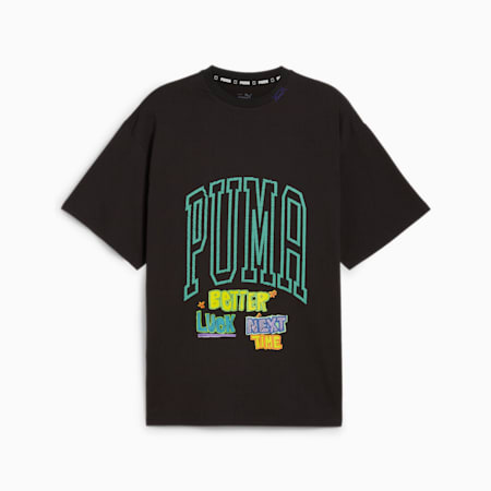 Getting Crafty Basketball Tee 2 Unisex, PUMA Black, small