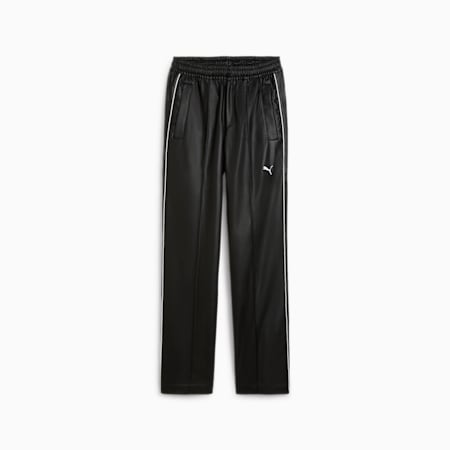 T7 Pleather Track Pants, PUMA Black, small