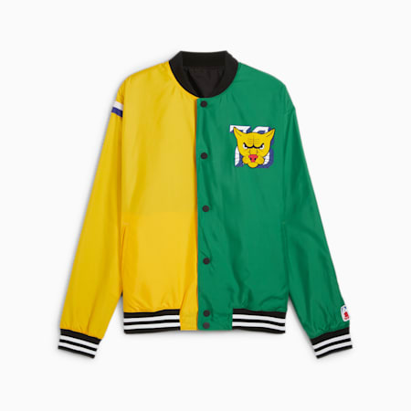 Veste de basketball Crowd Craze Homme, Yellow Sizzle, small