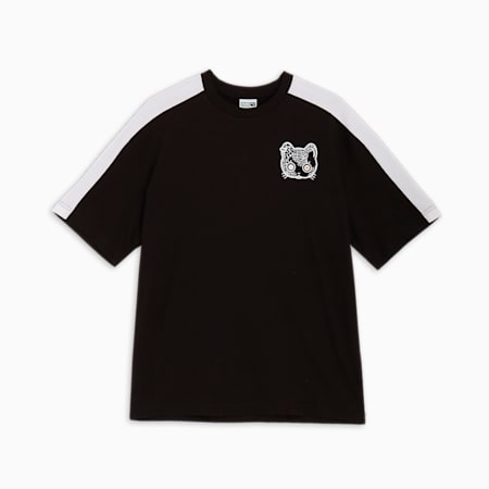NEKO-san Graphic Short Sleeve Unisex T-Shirt, PUMA Black, small-PHL