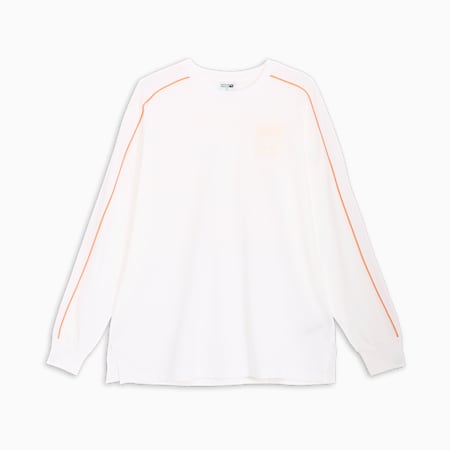 NEKO-san Graphic Long Sleeve Unisex T-Shirt, PUMA White, small-SEA