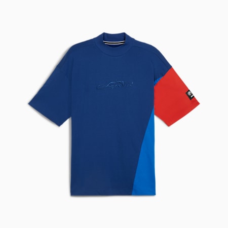 BMW M Motorsport Statement Car T Shirt Men in Pro Blue M Color Cotton by PUMA
