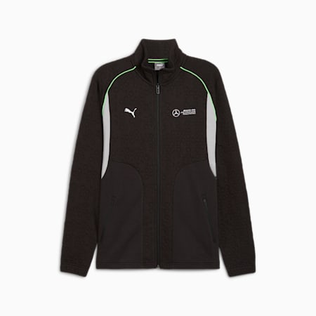 Mercedes-AMG Petronas F1® Slim Sweat Jacket Men, PUMA Black, small-SEA