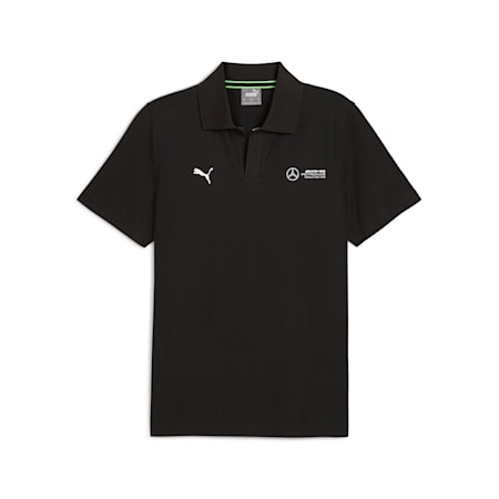 Mercedes-AMG Petronas F1® Men's Pique Polo, PUMA Black, small-AUS