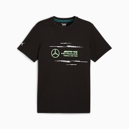 Mercedes-AMG Petronas F1® Logo T-shirt voor heren, PUMA Black, small