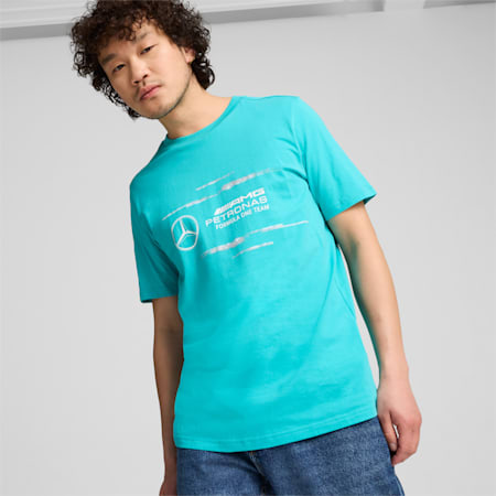 Mercedes-AMG Petronas F1® Logo Tee Men, Sheen Green, small