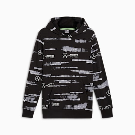 Hoodie à motif all-over Mercedes-AMG Petronas F1® Homme, PUMA Black, small