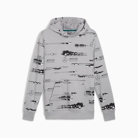 Hoodie à motif all-over Mercedes-AMG Petronas F1® Homme, Team Silver, small