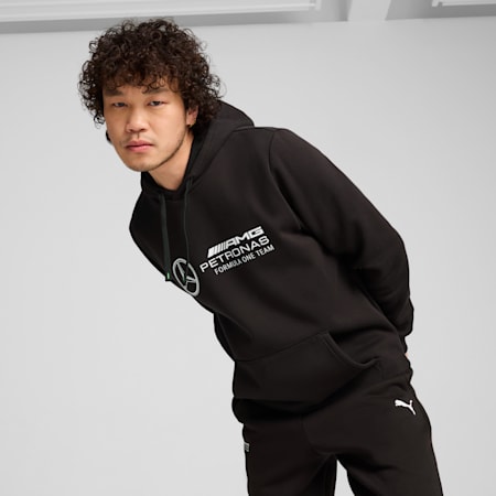 Mercedes-AMG Petronas F1® ESS Men's Hoodie, PUMA Black, small-AUS