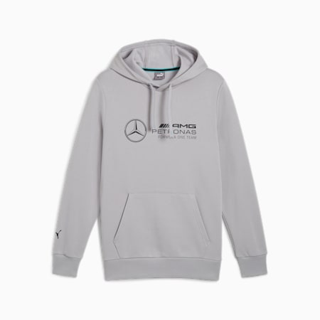 Męska bluza z kapturem Mercedes-AMG Petronas F1® ESS, Team Silver, small