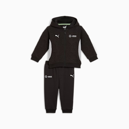 Conjunto de chaqueta y pantalones de chándal Mercedes-AMG Petronas F1® infantil, PUMA Black, small