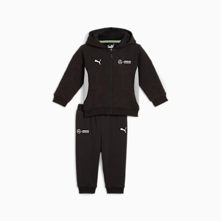 Set di giacca e jogger Mercedes-AMG Petronas F1® per bimbi ai primi passi, PUMA Black, small