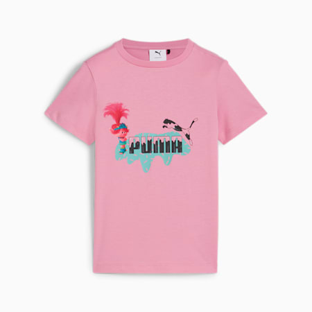 PUMA x TROLLS Tee - Boys 4-8 years, Mauved Out, small-AUS