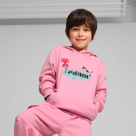 PUMA x TROLLS hoodie voor kinderen, Mauved Out, small