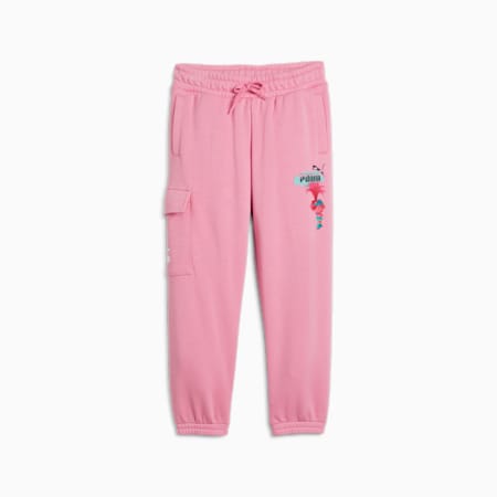 PUMA x TROLLS Cargo Pants - Boys 4-8 years, Mauved Out, small-AUS