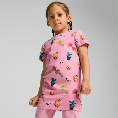 PUMA x TROLLS T-Shirt Kinder, Mauved Out, small