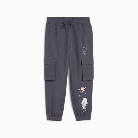 PUMA x TROLLS Cargo Pants Kids, Galactic Gray, small-SEA