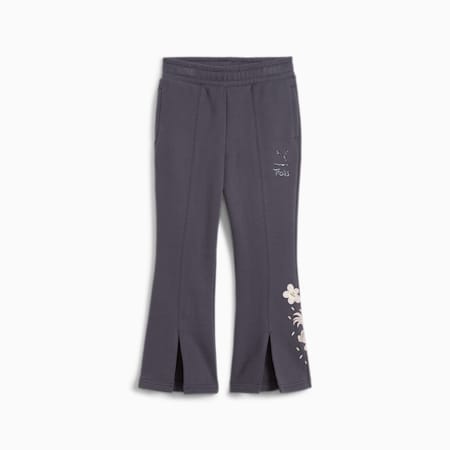 Pantalon évasé PUMA x TROLLS Enfant, Galactic Gray, small-DFA