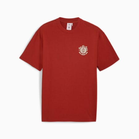PUMA x PALM TREE CREW Graphic T-Shirt Herren, Mars Red, small