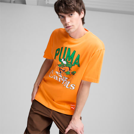 PUMA x Carrots Men's Graphic Tee, Rickie Orange, small-PHL