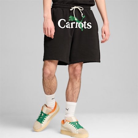 PUMA x Carrots Men's Shorts, PUMA Black, small-PHL