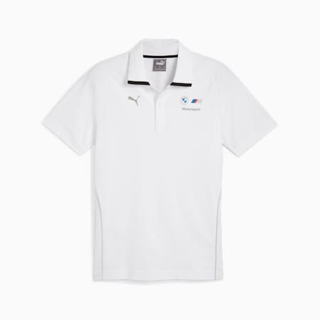 BMW M Motorsport Men's Polo, PUMA White, small-NZL