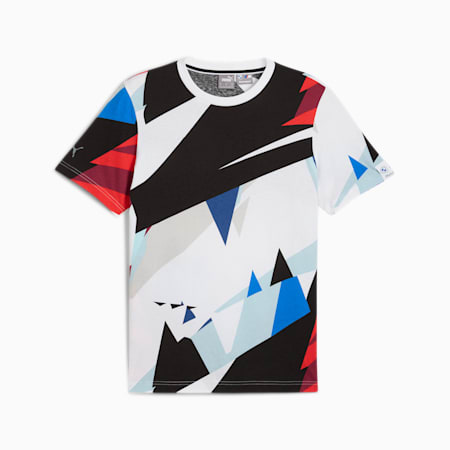 BMW M Motorsport All-Over Print Tee Men, PUMA White, small-SEA