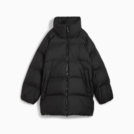 Oversized Puffer Women's Jacket, PUMA Black, small-NZL