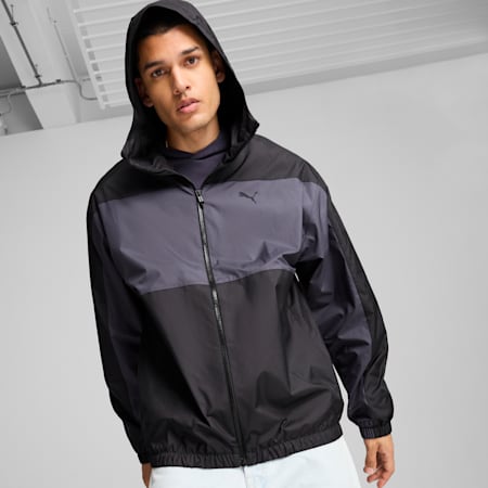 Mesh Lined Windbreaker Men, PUMA Black, small