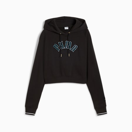 CLASSICS Relaxed Hoodie Women, PUMA Black, small