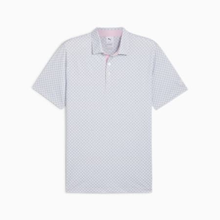 Atasan Kaus Polo Pria PUMA x ARNOLD PALMER Citrus, White Glow-Deep Navy, small-IDN