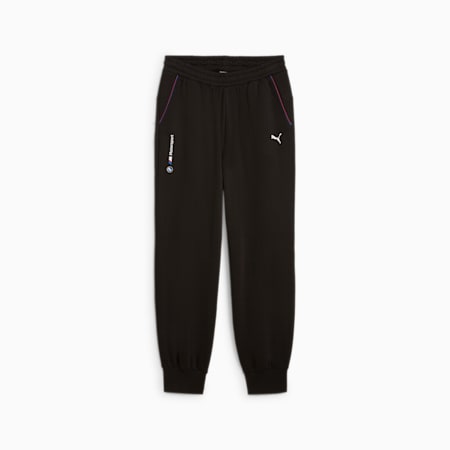 BMW M Motorsport ESS+ Men's Fleece Pants, PUMA Black, small-AUS