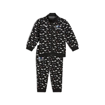 BMW M Motorsport All-Over Print Jogger Set Toddler, PUMA Black, small