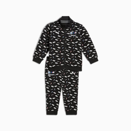 Chándal BMW M Motorsport con estampado integral infantil, PUMA Black, small