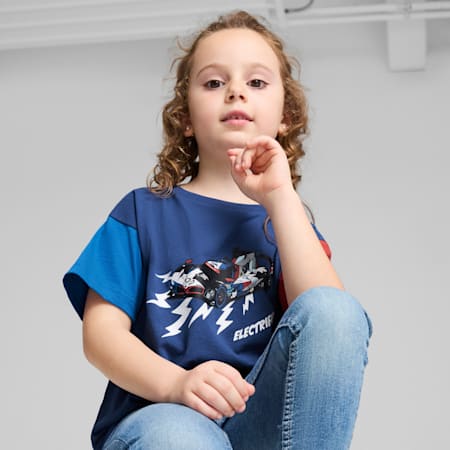 BMW M Motorsport T-shirt voor kinderen, Pro Blue-M color, small