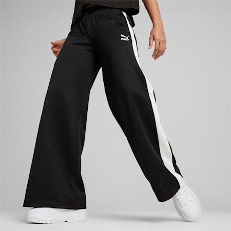 Damskie spodnie dresowe T7 z niskim stanem, PUMA Black, small