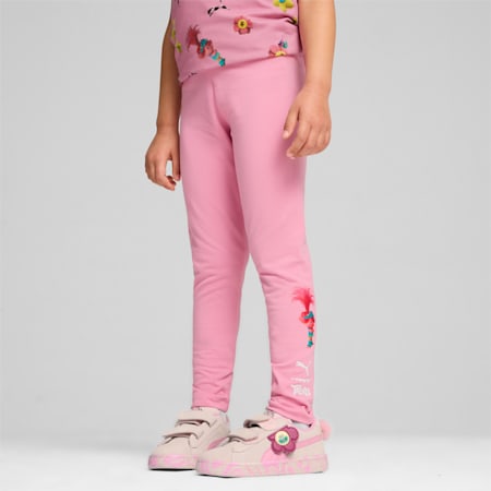 PUMA x TROLLS Leggings - Girls 4-8 years, Mauved Out, small-AUS