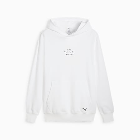 PUMA x MÁS TIEMPO Men's Hoodie, PUMA White, small-AUS