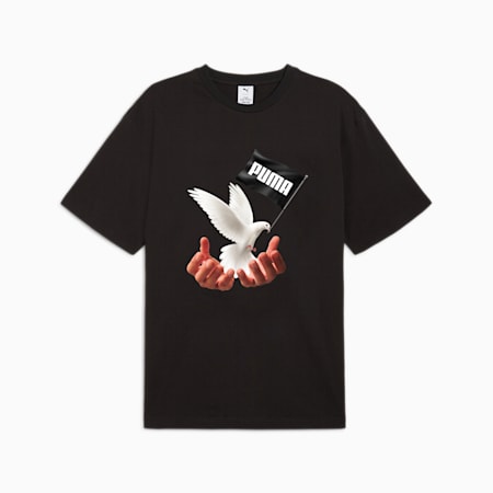 PUMA x MÁS TIEMPO Men's Tee, PUMA Black, small-AUS