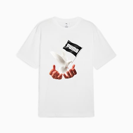 PUMA x MÁS TIEMPO Men's Tee, PUMA White, small-AUS