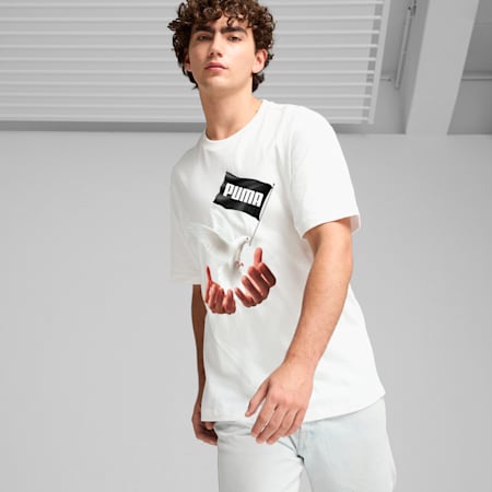 PUMA x MÁS TIEMPO Men's Tee, PUMA White, small-AUS